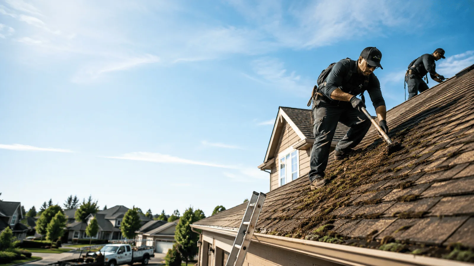 Roof Moss Removal in Virden, IL near me